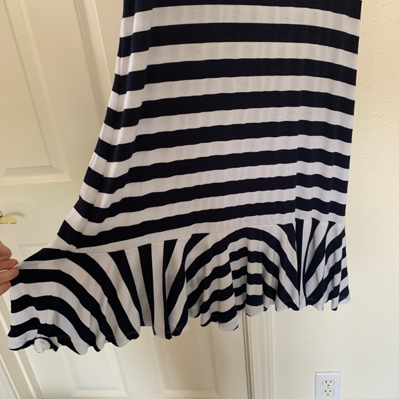 *2 for $25* HAANI Blue and White dress. Petite M - Picture 3 of 4